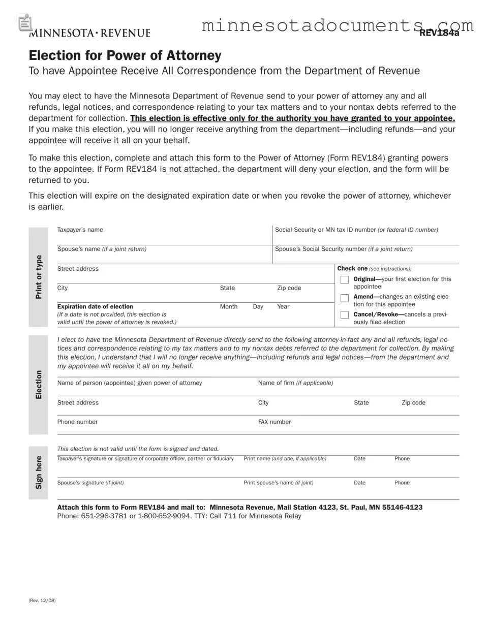 Fill in Your Minnesota Form