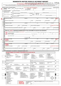 Fill in Your Minnesota Accident Report Form
