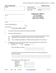 Fill in Your Minnesota Ifp103 Form
