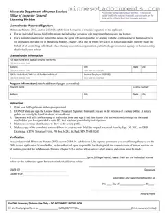 Fill in Your Minnesota Notarized Form
